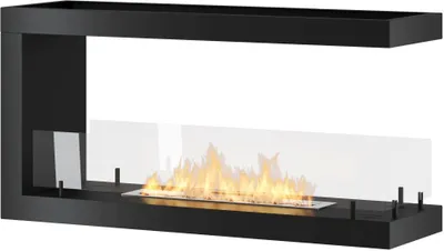 Produktbild von Dreiseitiger Biokamin INSIDE U 1000mm ver.1. Einbau  ethanol kamin mit drei Glas