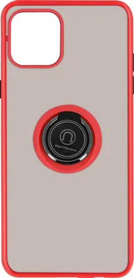 Produktbild von Avizar, Schutzhülle mit Ring-Halterung für Apple iPhone 12 / 12 Pro, Rot
