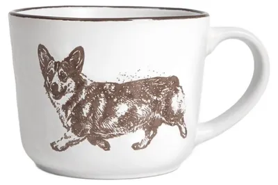 Zdjęcie produktu dla HOMLA Kubek BONTI z corgi 0,4 l