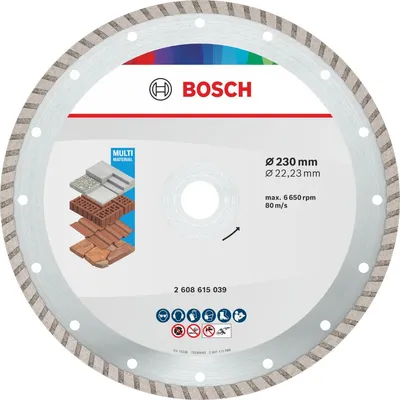 Zdjęcie produktu dla Tarcza diamentowa wielomateriałowa, 230 x 22,23 x 7 mm, 10 sztuk.