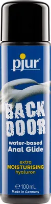 Produktbild von pjur BACK DOOR Moisturising - Analgleitgel auf Wasserbasis für Analsex & Toys - besonders gleitfähig durch Hyaluron (100ml)
