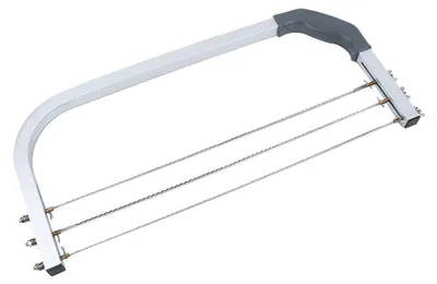 Kuchenschneider und -nivellierer, Edelstahl, verstellbar, 52 cm