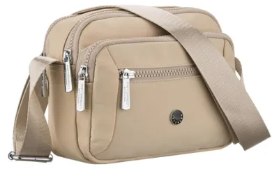 Obrázek produktu pro Peterson dámská crossbody kabelka polyester béžová 19x16x8 cm