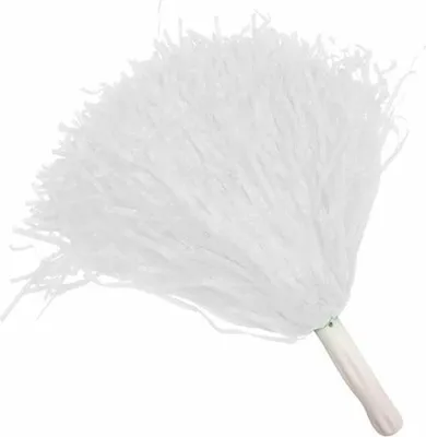 Obrázek produktu pro Pomponky My Other Me Bílé 2 kusy 37 cm