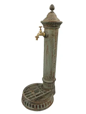 Produktbild von Wassersäule Wasserzapfsäule Gusseisen Gartenbrunnen rustikal Antik H. 78cm