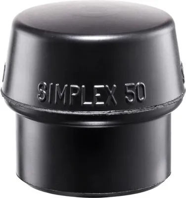 Produktbild von Schlageinsatz für SIMPLEX-Schonhammer, Ø 40 mm, schwarze Gummikomposition