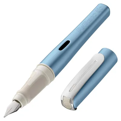 Produktbild von Pelikan Füllhalter Pelikano Up blau für Rechtshänder