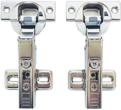 Produktbild von RP_Handel 2x Blum 71B3550 Clip Top BLUMOTION 110 Grad Eckanschlag Standard Scharnier  mit Soft Close Automatik, Integrierter Dämpfung für Küchenschrank Kleiderschrank Schranktür Möbel + 2x Montageplatten + 2x Schrauben