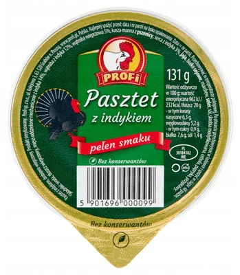 Immagine prodotto di Pasztet Profi z Indyka 131 g
