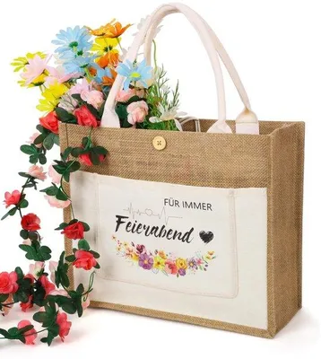 Obrázok produktu pre Jutové tašky ako darček na rozlúčku pre ženy - 35 x 30 x 14 cm