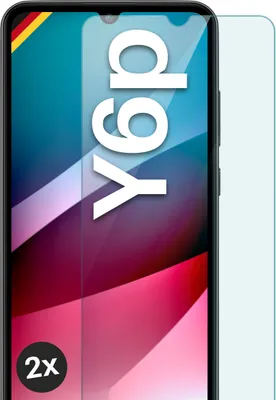 Produktbild von Glas Schutzfolie für Huawei Y6p, Stückzahl:2er Set