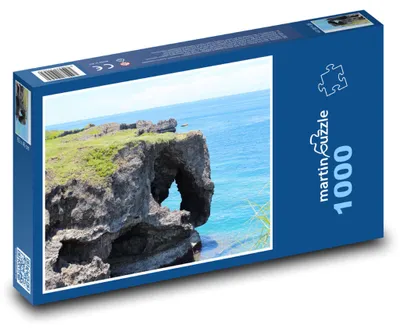 Obrázek produktu pro Puzzle 1000 Mořský břeh s útesem - martinpuzzle