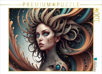 Produktbild von CALVENDO Puzzle Ein Motiv aus dem Kalender Fantasie Universum Schönheiten | 1000 Teile Lege-Größe 64x48cm Foto-Puzzle für glückliche Stunden