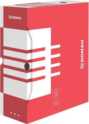 Obrázek produktu pro Arch. krabice Donau - A4, kart., 12 cm, červená