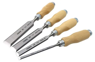 Produktbild von 4-teiliges Stechbeitelset (6/12/20/26)