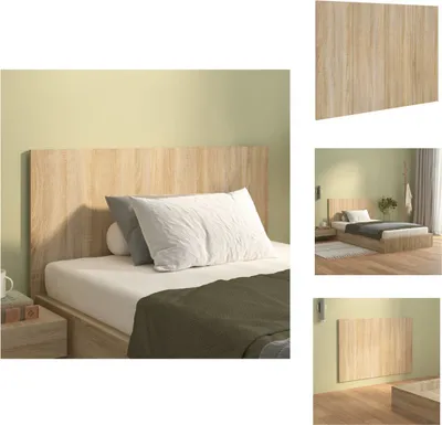 Image de vidaXL Tête de lit chêne Sonoma 120x1,5x80 cm Bois composite - Tête et pieds de lit