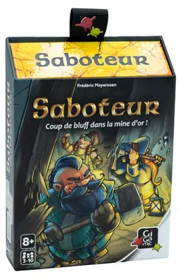 Image de Gigamic Amsabo – Jeu de cartes Saboteur (éventuellement non disponible en allemand).