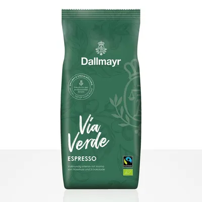 Produktbild von Dallmayr Via Verde Organic Espresso Fairtrade 6 x 1kg Kaffeebohnen