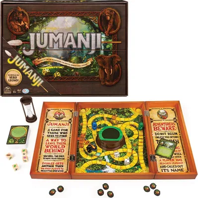 Zdjęcie produktu dla Editrice Giochi Jumanji In Legno, Gra planszowa, Ciekawostki, 8 lat(a), Gra rodzinna