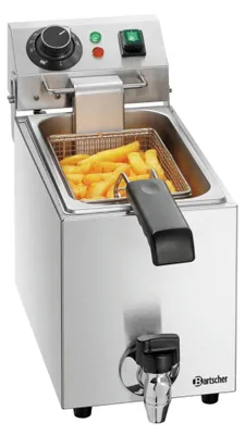 Immagine prodotto di Friggitrice Bartscher SNACK I Plus con rubinetto di scarico grassi, 4 litri A162820E