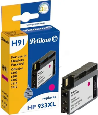 Produktbild von Pelikan Patrone HP H91 HP933XL HP933XL magenta remanufactured
