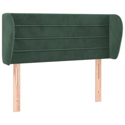Immagine prodotto di vidaXL Testiera con orecchie verde scuro 93x23x78/88 cm in velluto