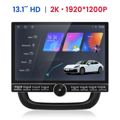 Image de 13.1" Android 13 Autoradio Carplay Pour Renault Trafic 3 2014-2021 GPS Navi WIFI BT DAB+ SWC USB 6+128G Avec molette de saisie au clavier