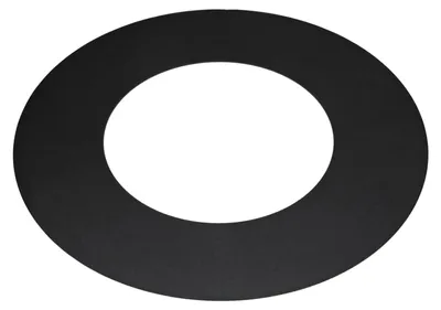 Produktbild von Raik Basic Rauchrohr / Ofenrohr 250mm - Wandrosette schwarz