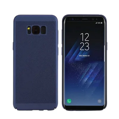 Produktbild von Handy Hülle für Samsung Galaxy S8+ Plus Schutzhülle Case Tasche Cover Etui Blau
