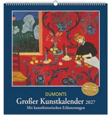 Produktbild von DUMONTS Großer Kunstkalender 2027