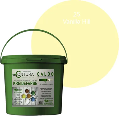 Produktbild von Contura BeGreen 1Kg. Kreidefarbe Shabby Chic Möbellack - 25 Vanilla Hill