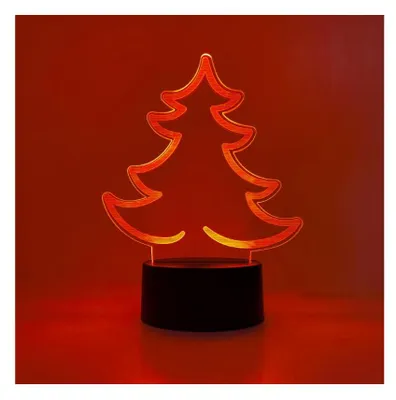 Produktbild von Weihnachtsbaumbeleuchtung mit LED-Licht aus Acryl, Abmessungen 22 x 15 x 6 cm
