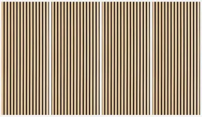 Immagine prodotto di 4 pannelli acustici in rovere per interni 120x60cm Tabb-O