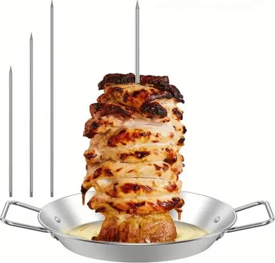 Zdjęcie produktu dla Stojak Szpikulec Podstawka Statyw Do Kebaba W Piekarniku Domowy Kebab