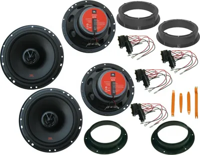 Produktbild von JBL Lautsprecher Set für VW Golf 5 1Km Bj 03-12 Tür vorne hinten Bügel 480 Watt