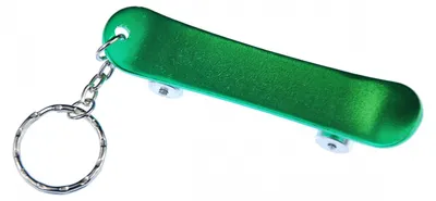Produktbild von Skateboard Schlüsselanhänger Miniblings Anhänger Flaschenöffner Board grün