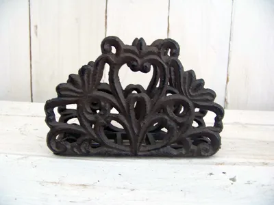 Produktbild von Serviettenhalter Ornament antikbraun