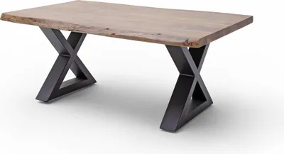 Produktbild von Couchtisch >CARTAGENA< in Akazie massiv walnussfarben - 110x45x70 (BxHxT)