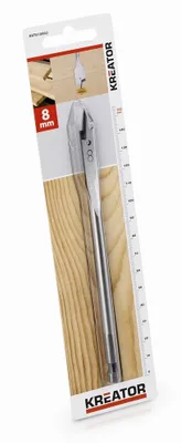Image de KREATOR KRT010802 - Foret à bois plat 8 x 152 mm