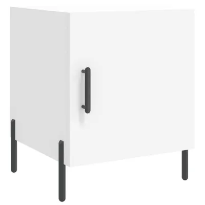 Produktbild von "SALE 2026"Nachtschrank - Nachttisch - Beistelltisch für Schlafzimmer - Weiß 40x40x50 cm Holzwerkstoff - Nachttische & -schränke DE9758791