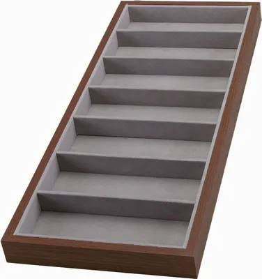 Produktbild von Box mit 7 Fächern für Gläser oder Zubehör PDMDF08