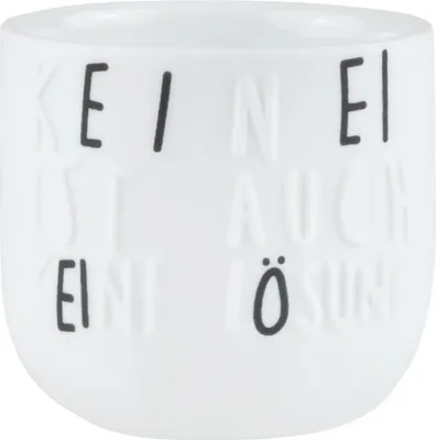 Image de Räder Guten Morgen Eierbecher Kein Ei ist.. D.5cm, H.4,5cm