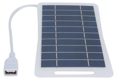 Immagine prodotto di Pannello solare portatile in silicio monocristallino, con ricarica USB, ideale per attività all'aperto, camper, campeggio e escursioni