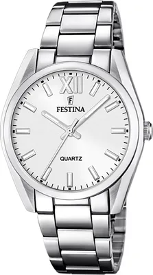Produktbild von Festina Edelstahl Damen Uhr Armbanduhr silber Casual D2UF20622/1