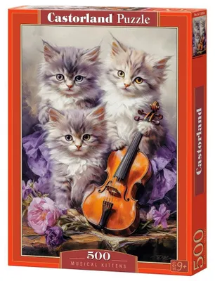 Immagine prodotto di Puzzle Muzyczne Kocięta 500 elementów Castorland