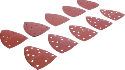 Produktbild von BGS DIY 80819 Schleifblatt-Satz für Multischleifer | 145 x 100 mm | K 40 - 400 | 25-tlg.