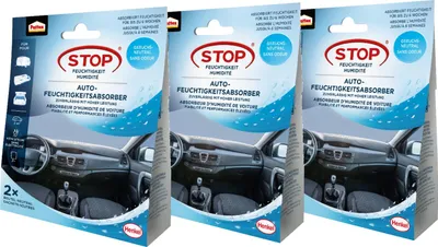 Produktbild von Pattex Luftentfeuchter Aero 360° Auto Sachet, 3x 2x50