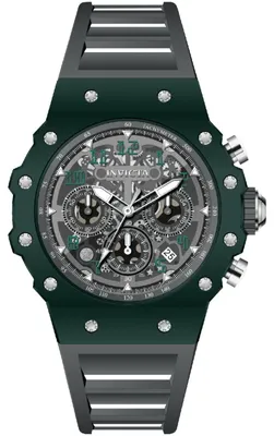 Zdjęcie produktu dla Invicta Racing 69657 Zegarek męski - Mechanizm kwarcowy - Akryl z Srebrną Tarcza - 43 mm