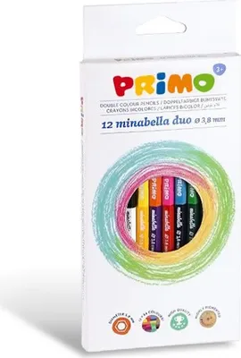 Immagine prodotto di Pastelli bifacciali PRIMO MINABELLA 12 pz