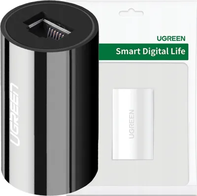 Obrázok produktu pre Sieťový adaptér Ugreen Rj45 Small Tube Heavy Duty Black